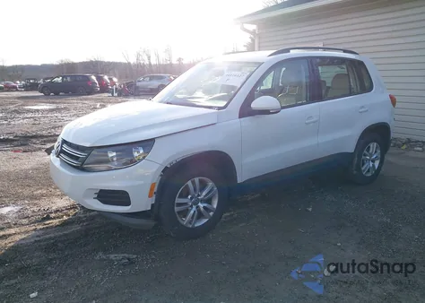 2016 Volkswagen Tiguan S z USA, uszkodzony, nr VIN WVGBV7AX4GW008992
